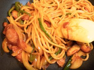 麺径2.0mmスパゲティ投入