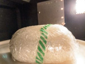 ご飯1合レンジでチン