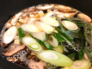 お出汁でお味噌汁