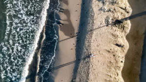 2017年夏 ドローンで空撮した象潟海水浴場