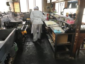 園食堂厨房　2017年5月